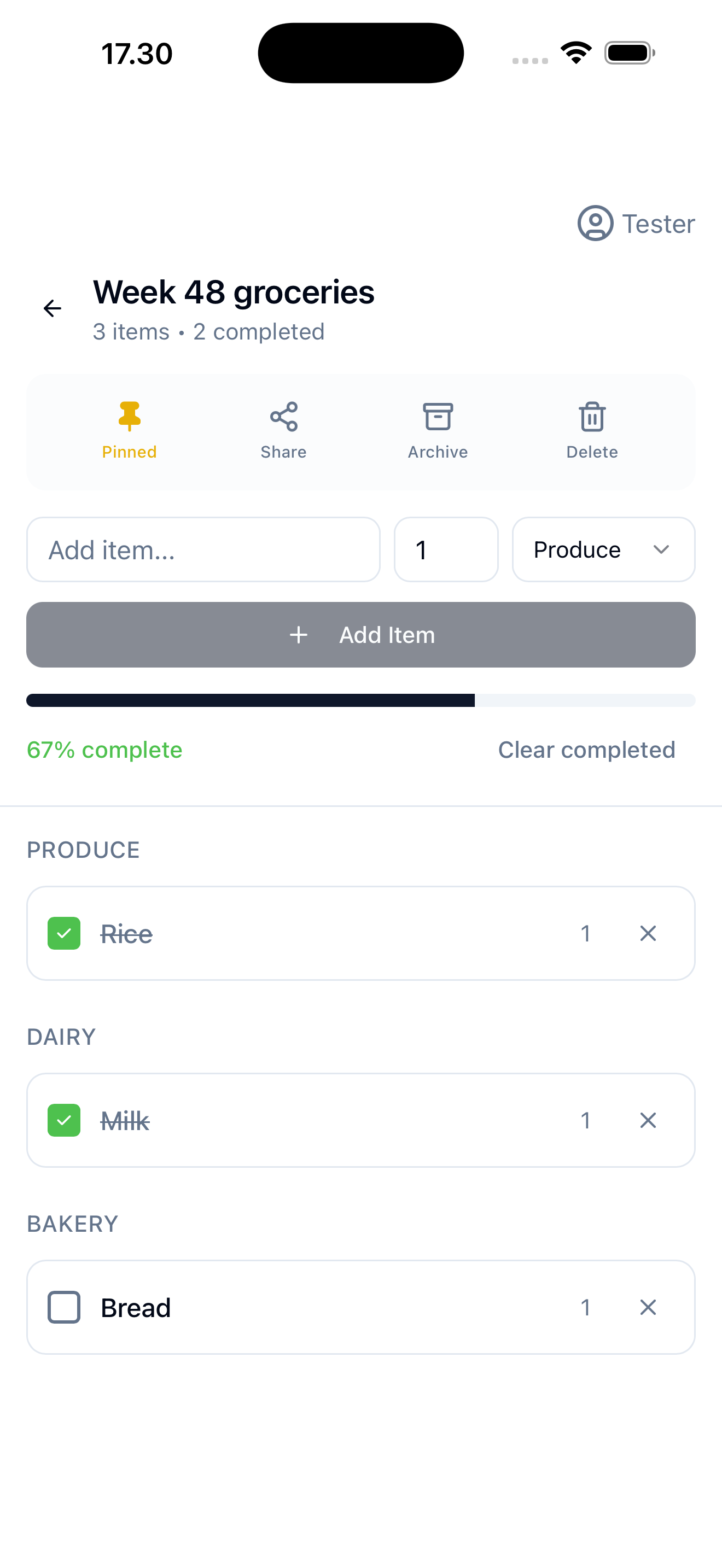 Aisle Aura List Details